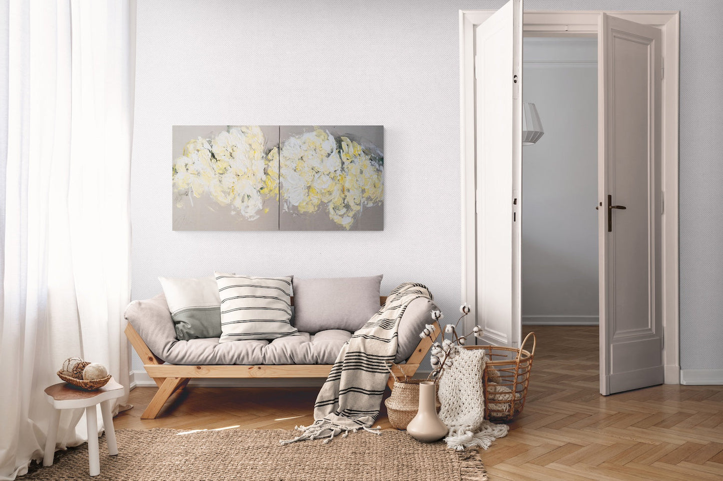Flowers contemporary painting art