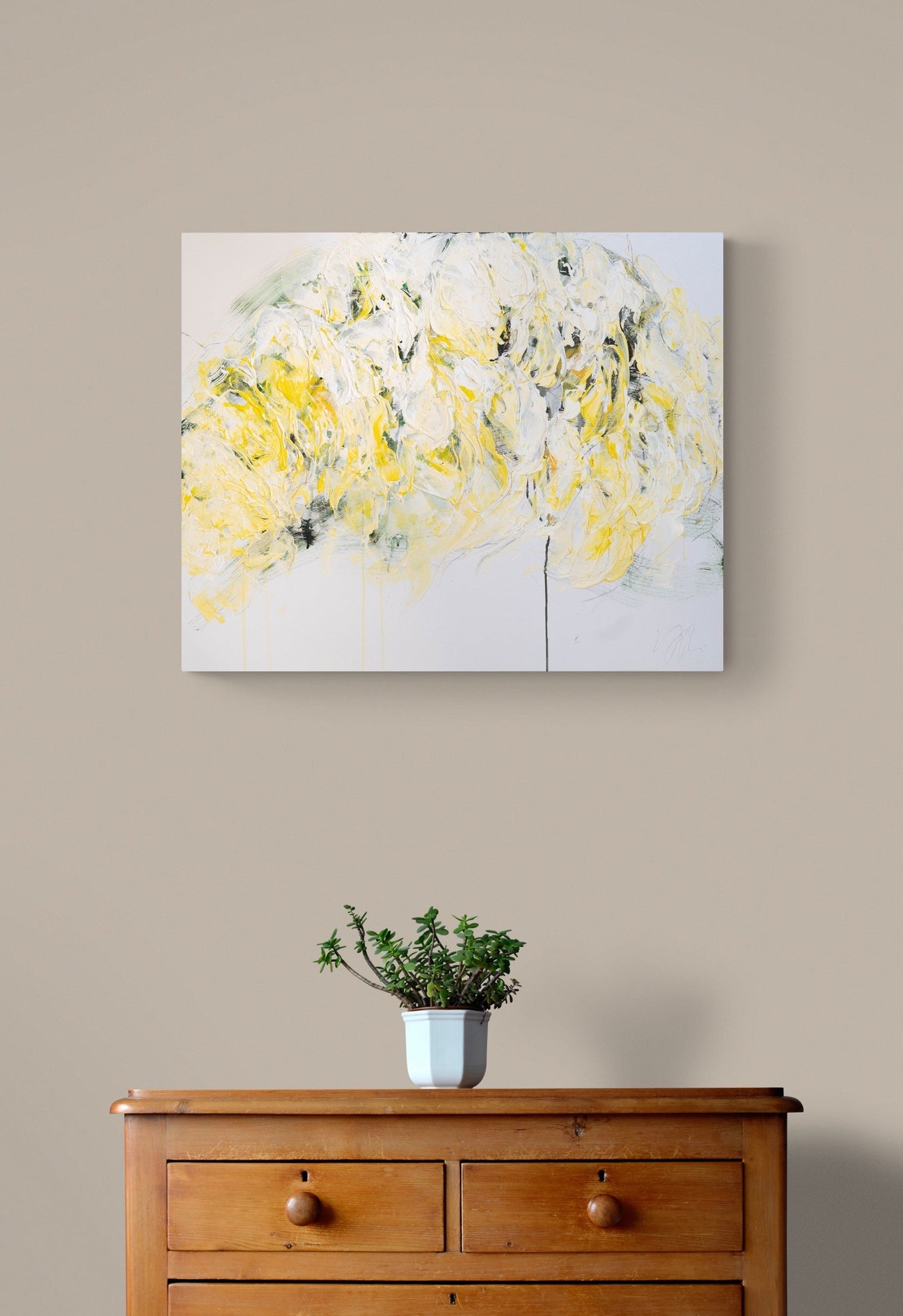 Flowers contemporary painting art