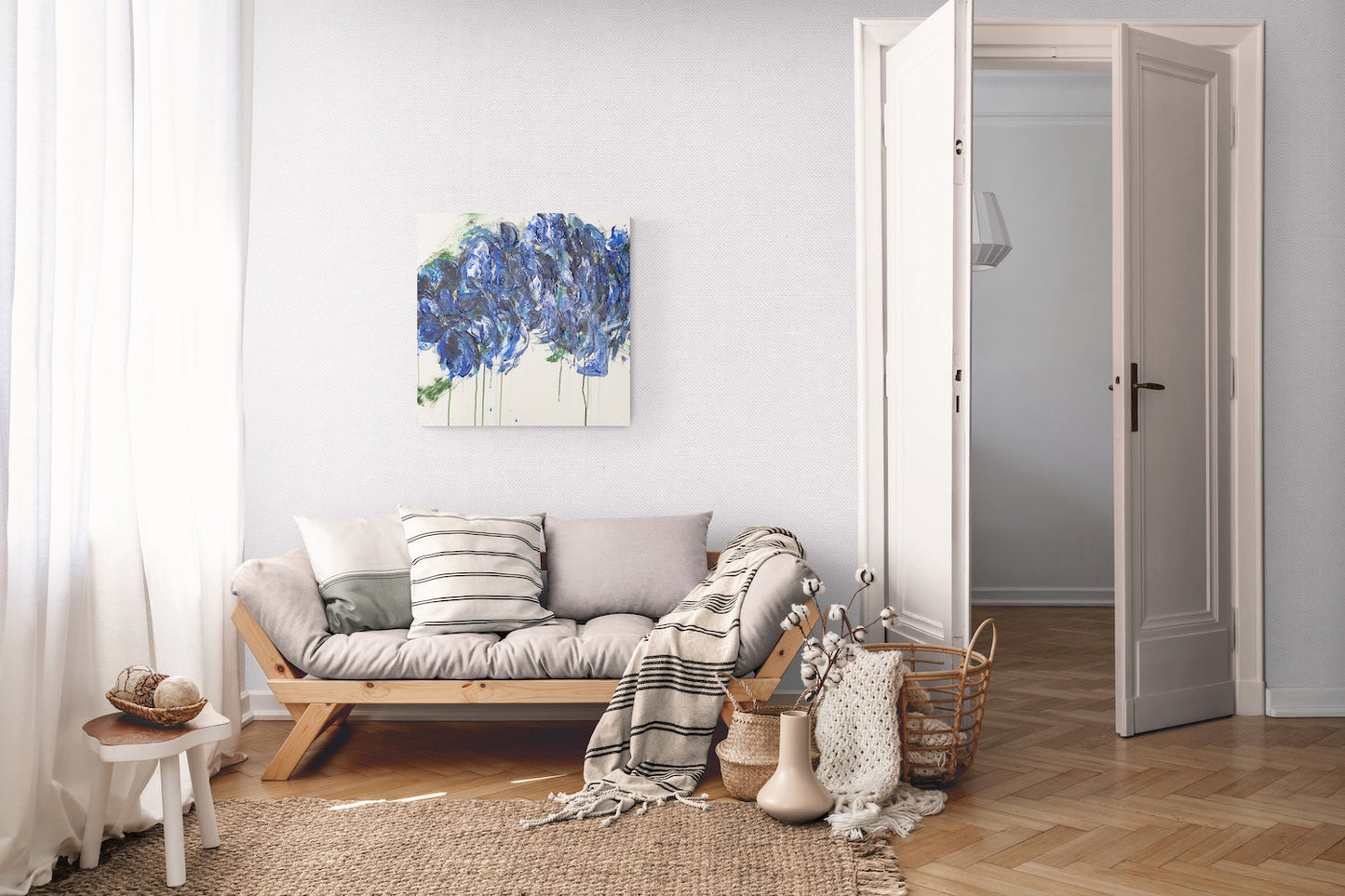 Flowers contemporary painting art