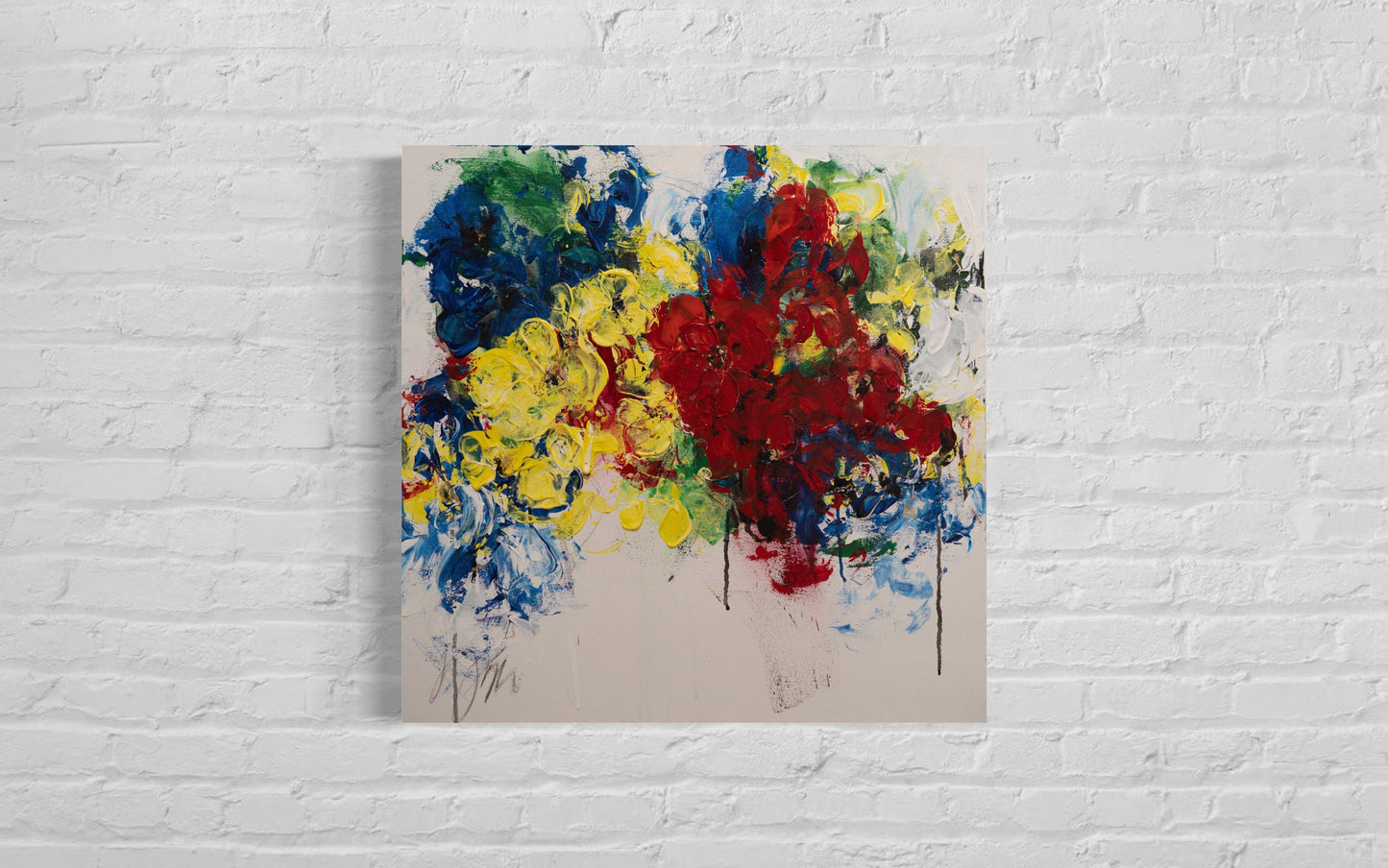 Flowers contemporary painting art