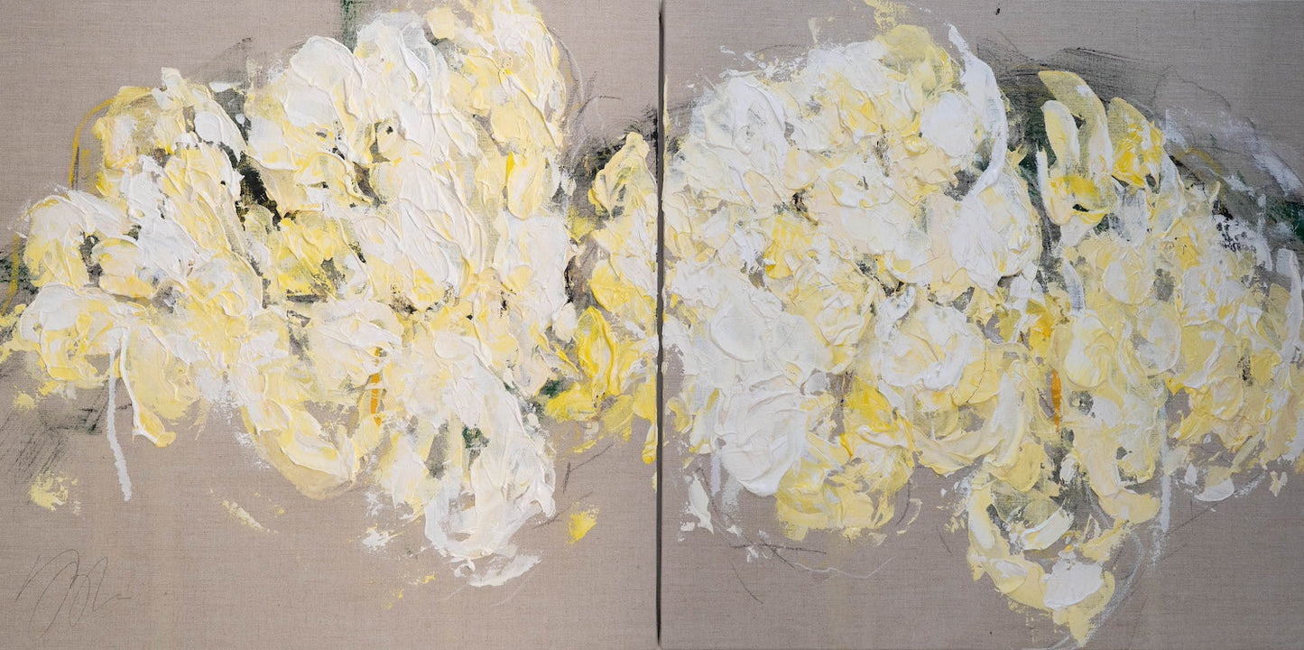 Flowers contemporary painting art