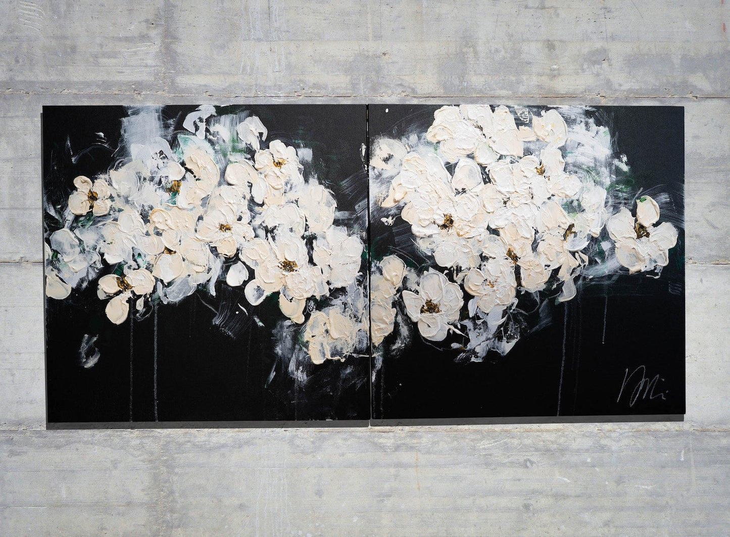 Flowers contemporary painting art