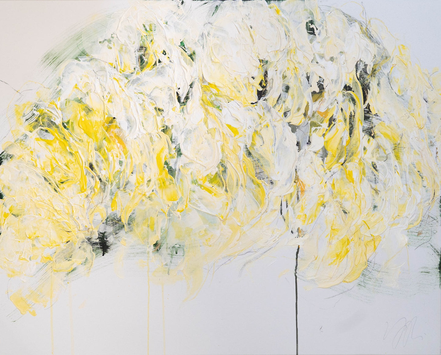 Flowers contemporary painting art