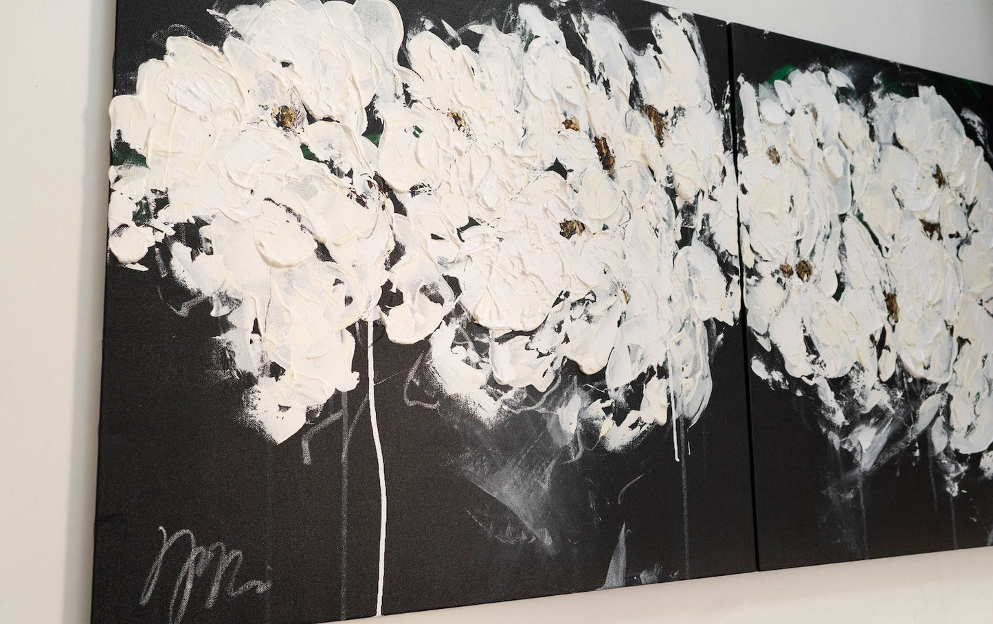 Flowers contemporary painting art