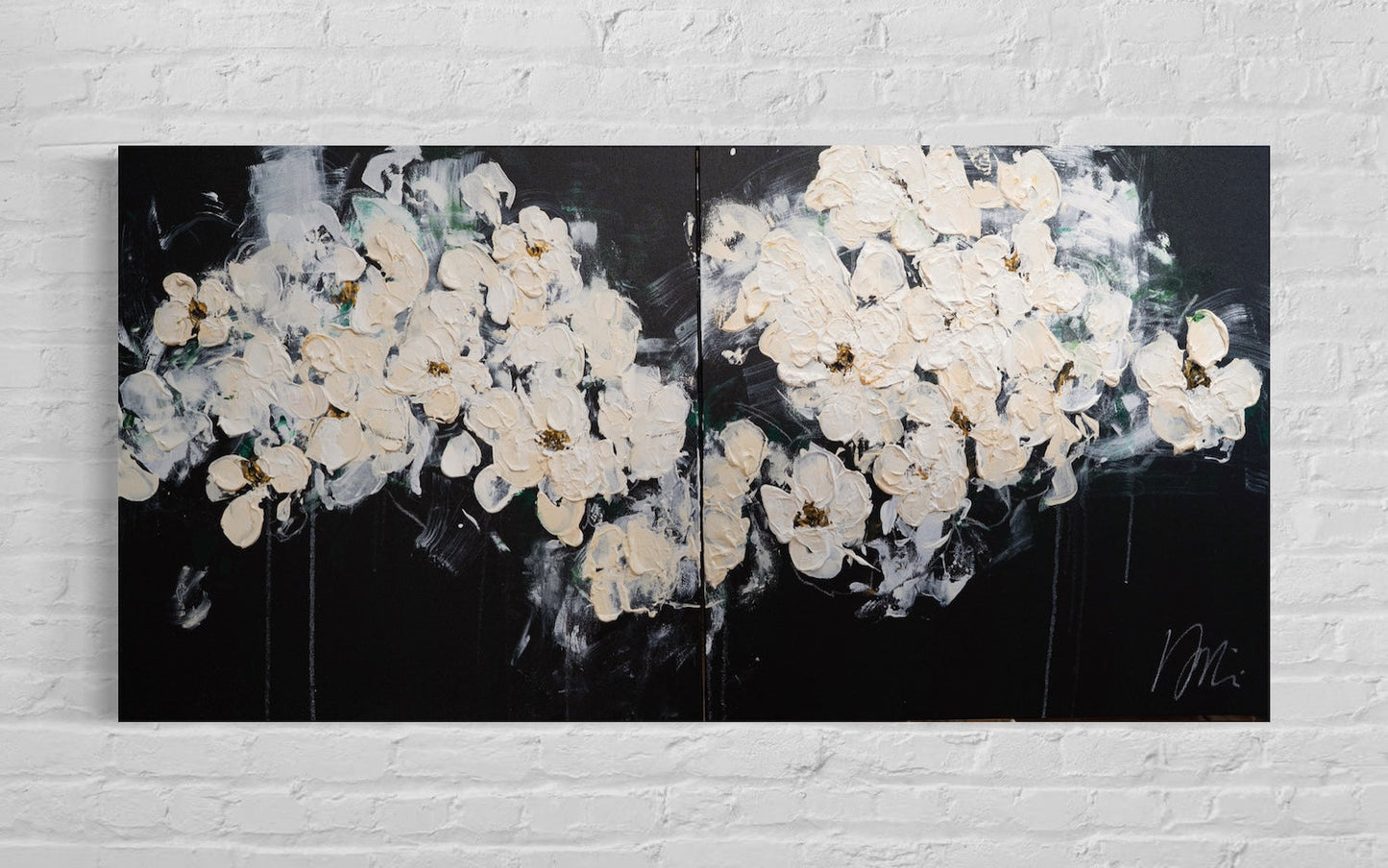 Flowers contemporary painting art