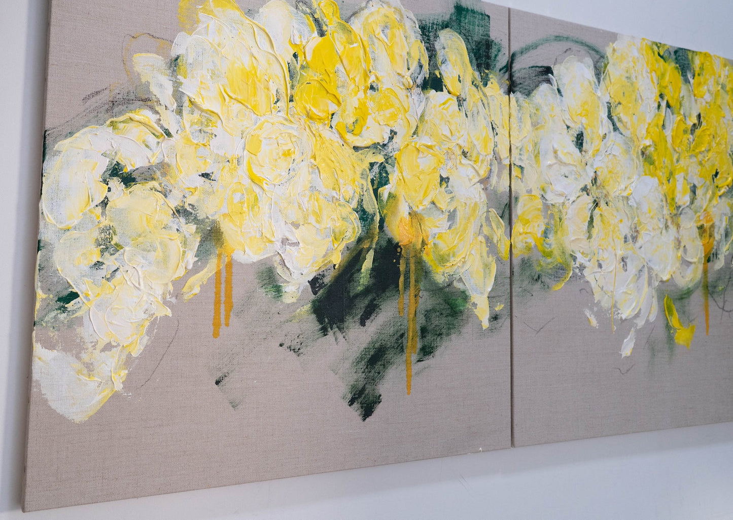 Flowers contemporary painting art