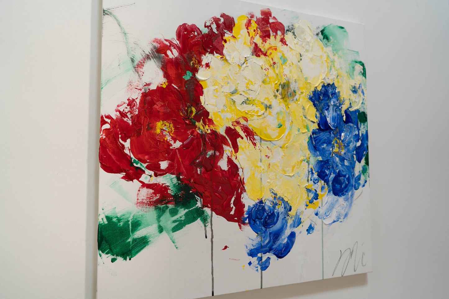 Flowers contemporary painting art