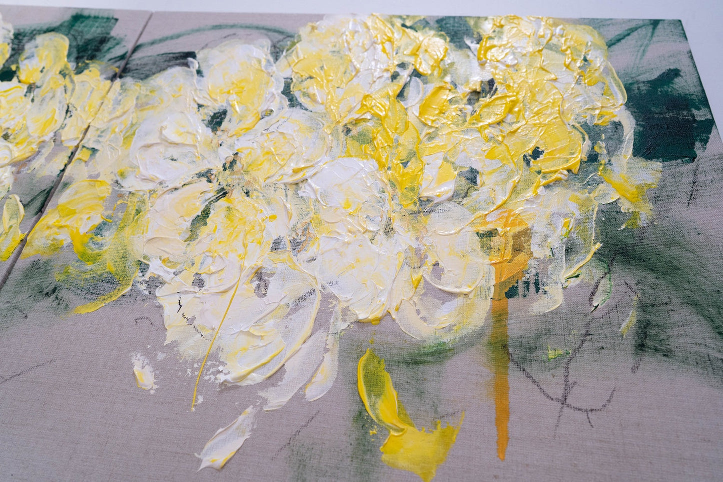 Flowers contemporary painting art