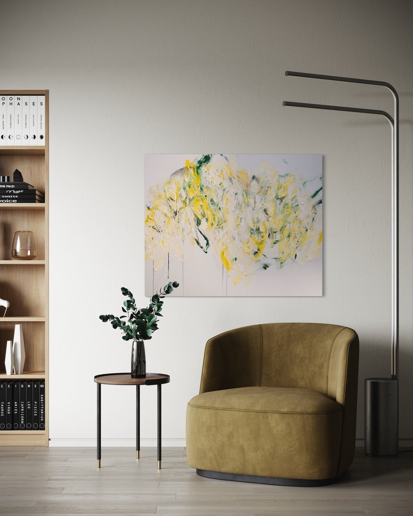 Flowers contemporary painting art