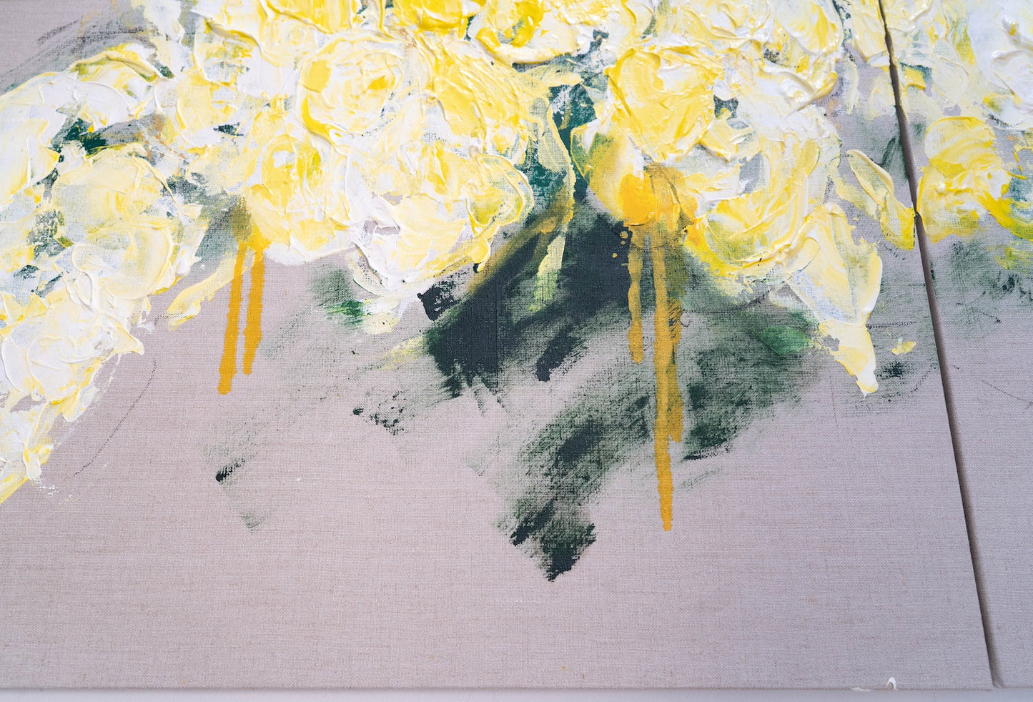 Flowers contemporary painting art