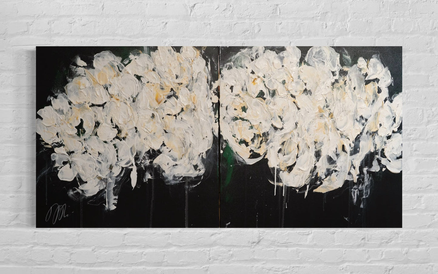 Flowers contemporary painting art