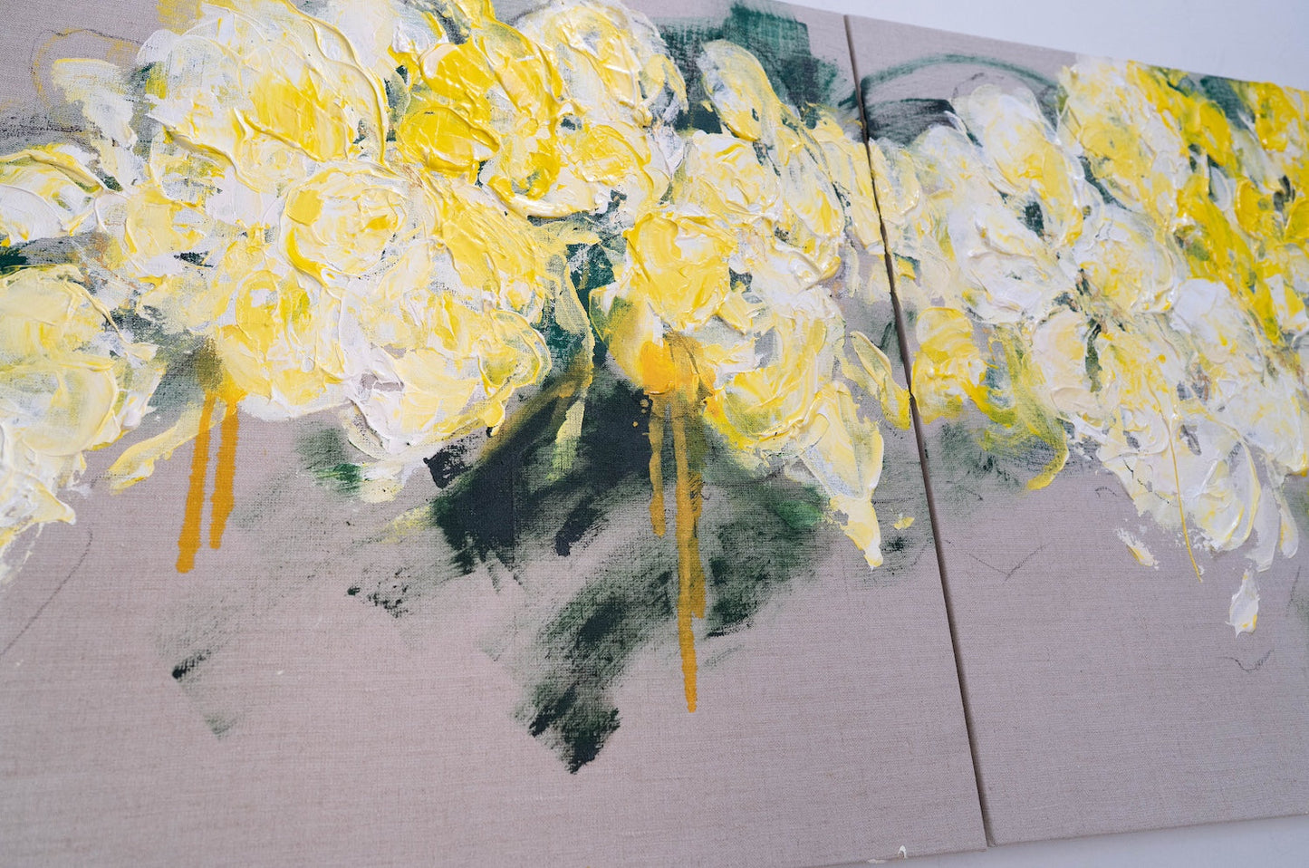 Flowers contemporary painting art