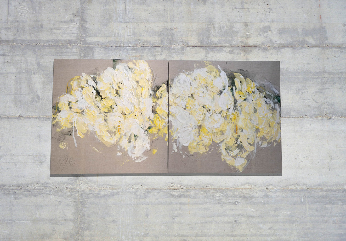 Flowers contemporary painting art