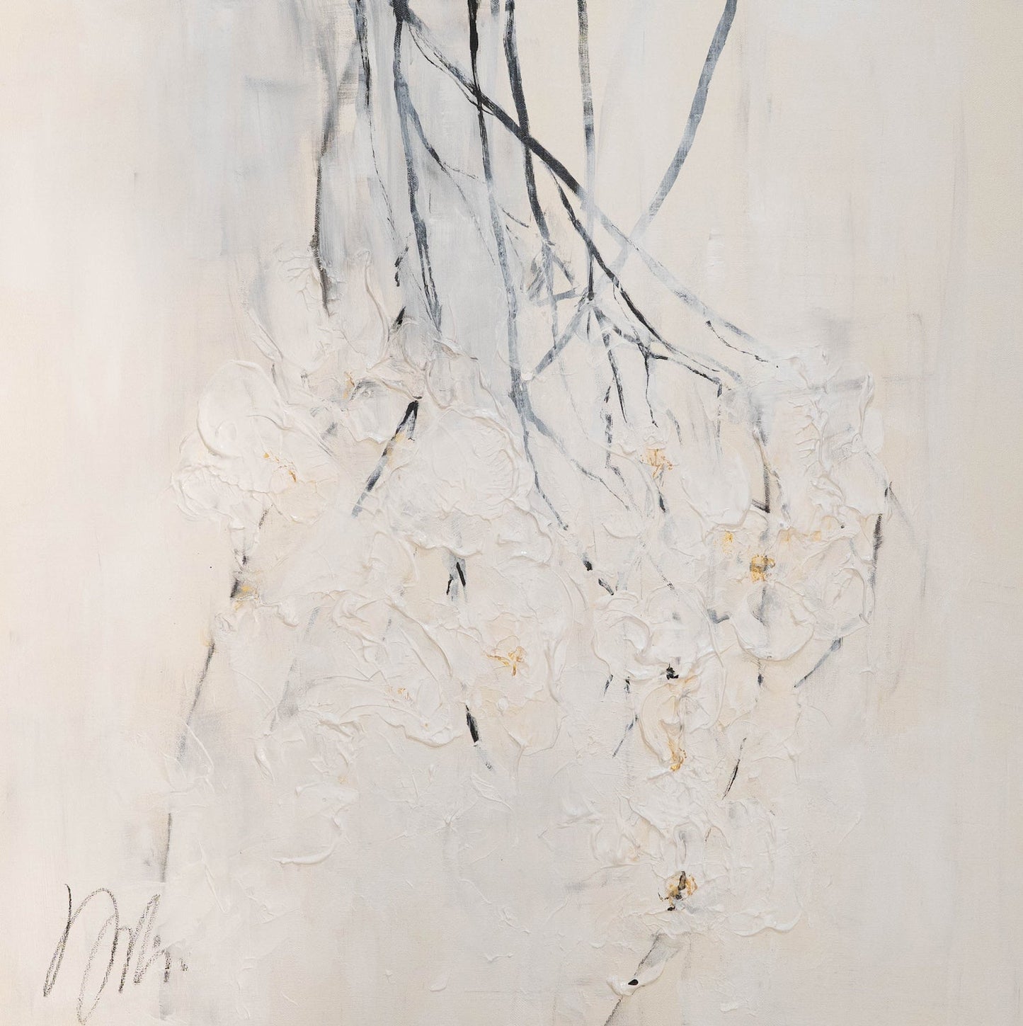 Flowers contemporary painting art