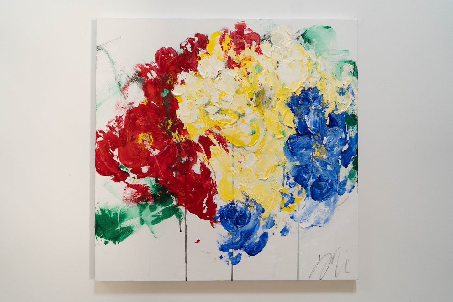 Flowers contemporary painting art