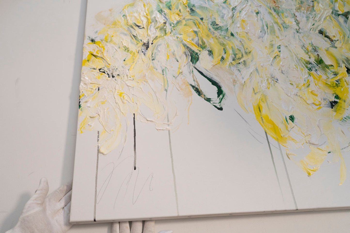 Flowers contemporary painting art
