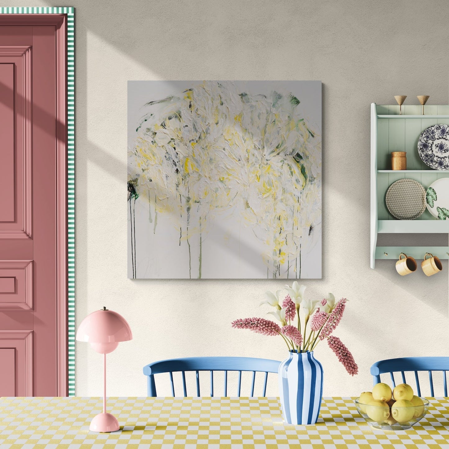 Flowers contemporary painting art