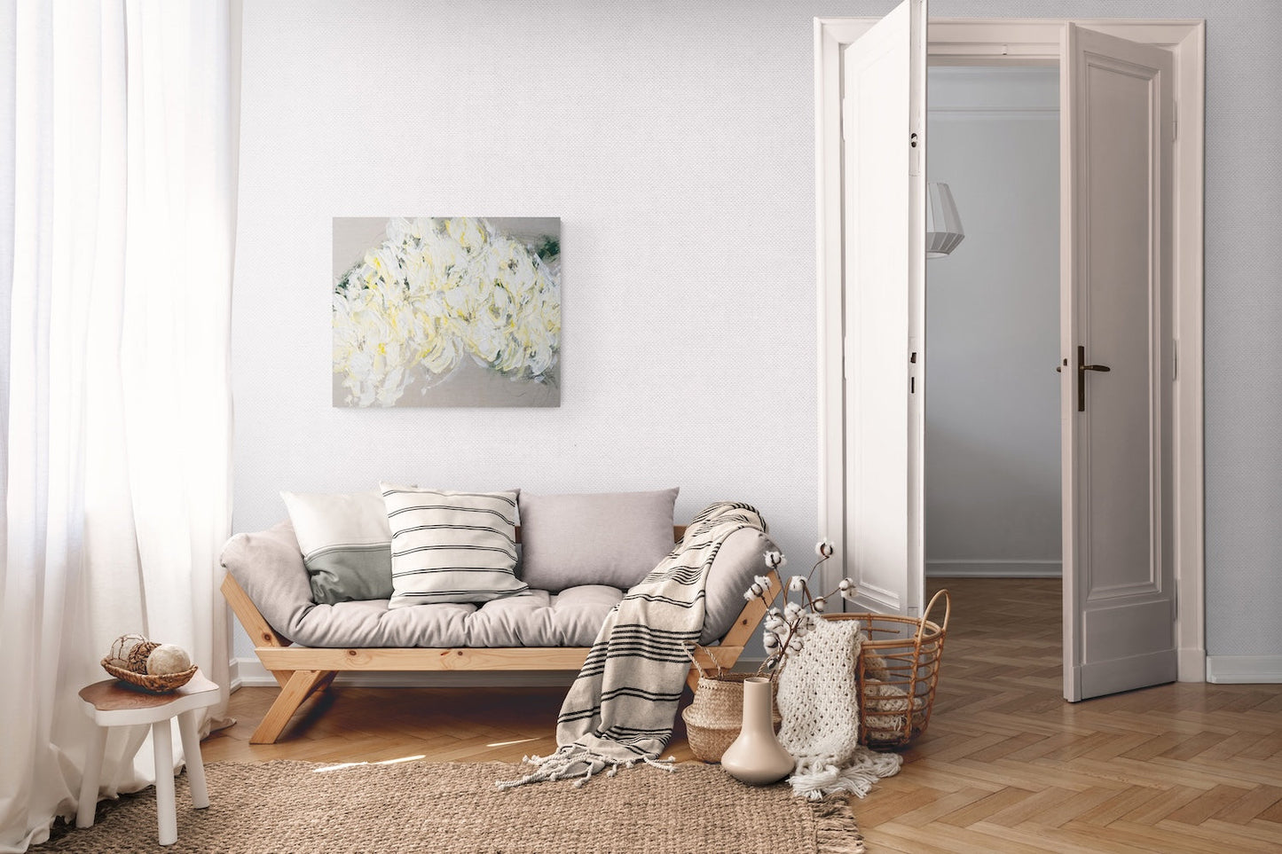 Flowers contemporary painting art