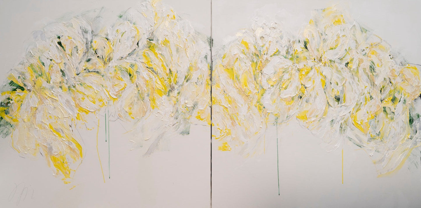contemporary painting Flowers