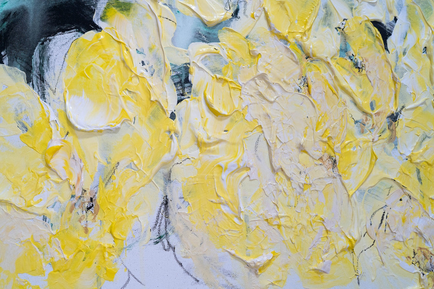 Flowers contemporary painting art