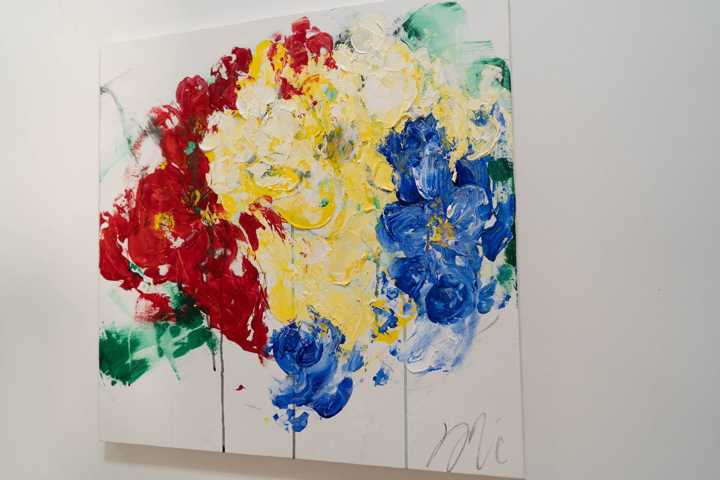 Flowers contemporary painting art