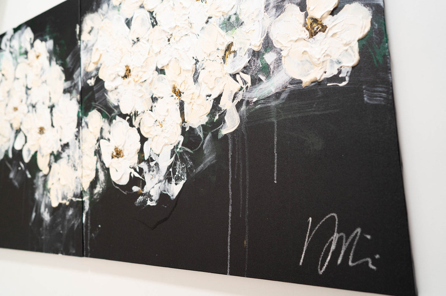 Flowers contemporary painting art