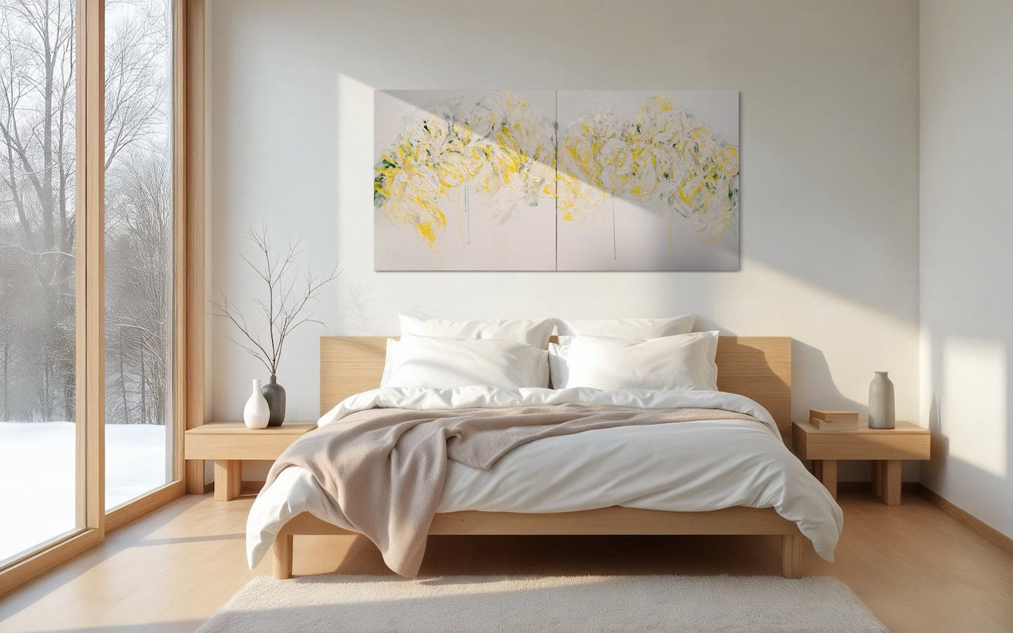 contemporary painting Flowers
