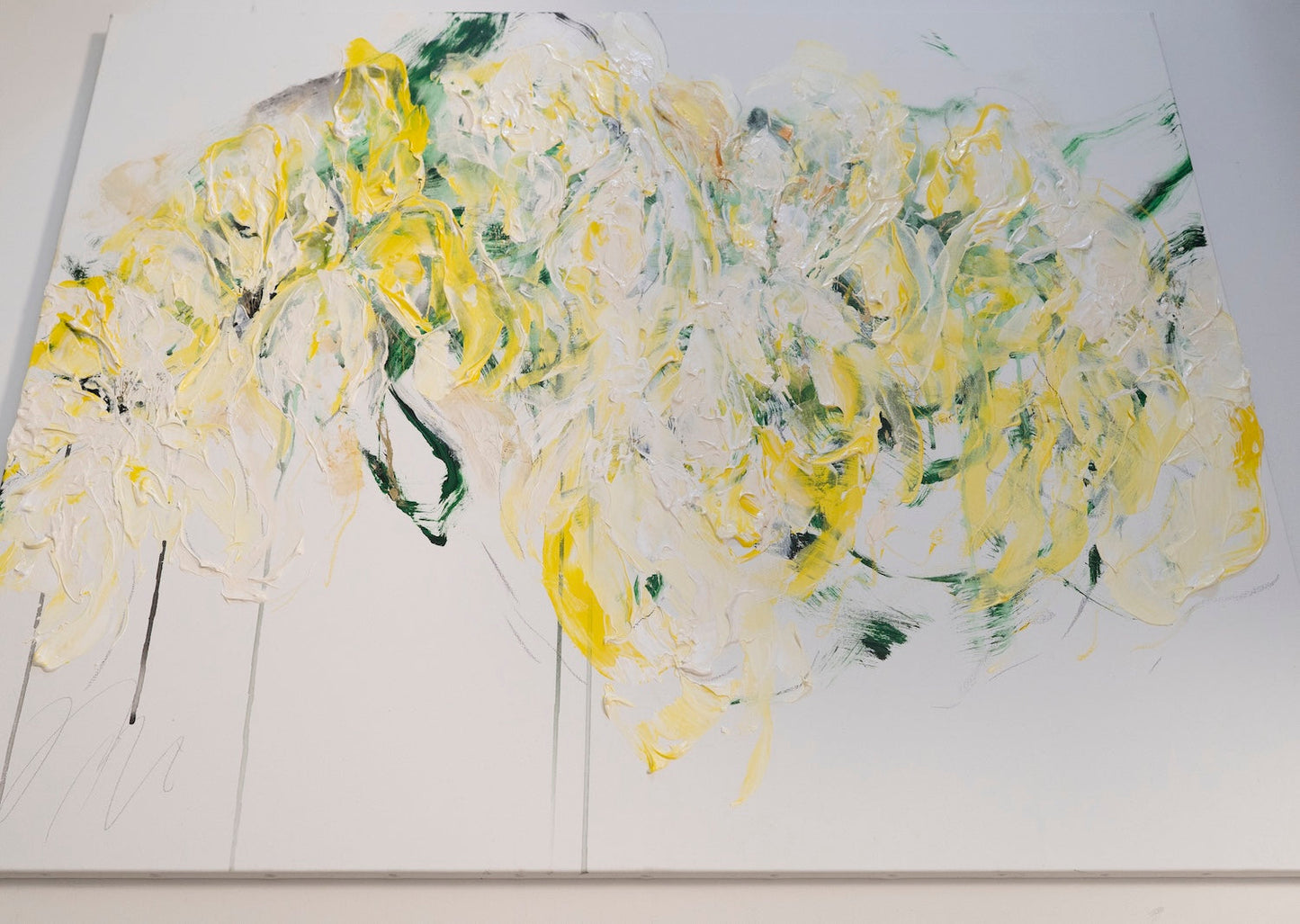 Flowers contemporary painting art
