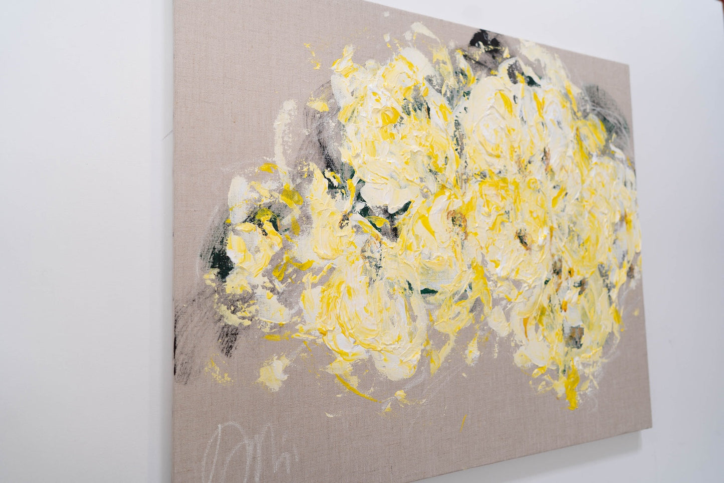 Flowers contemporary painting art