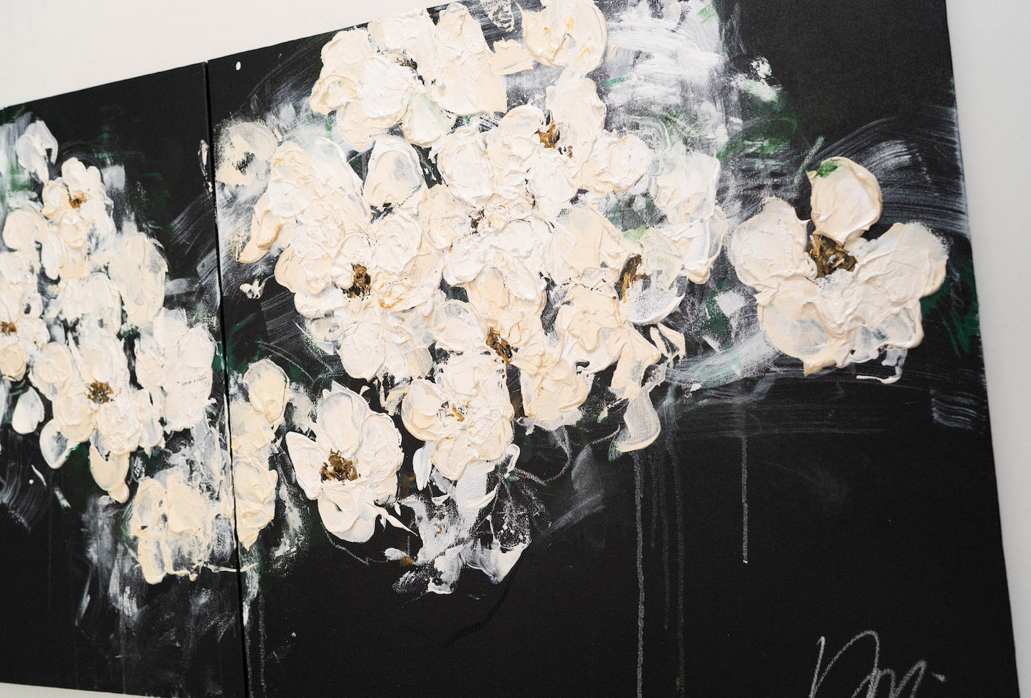 Flowers contemporary painting art