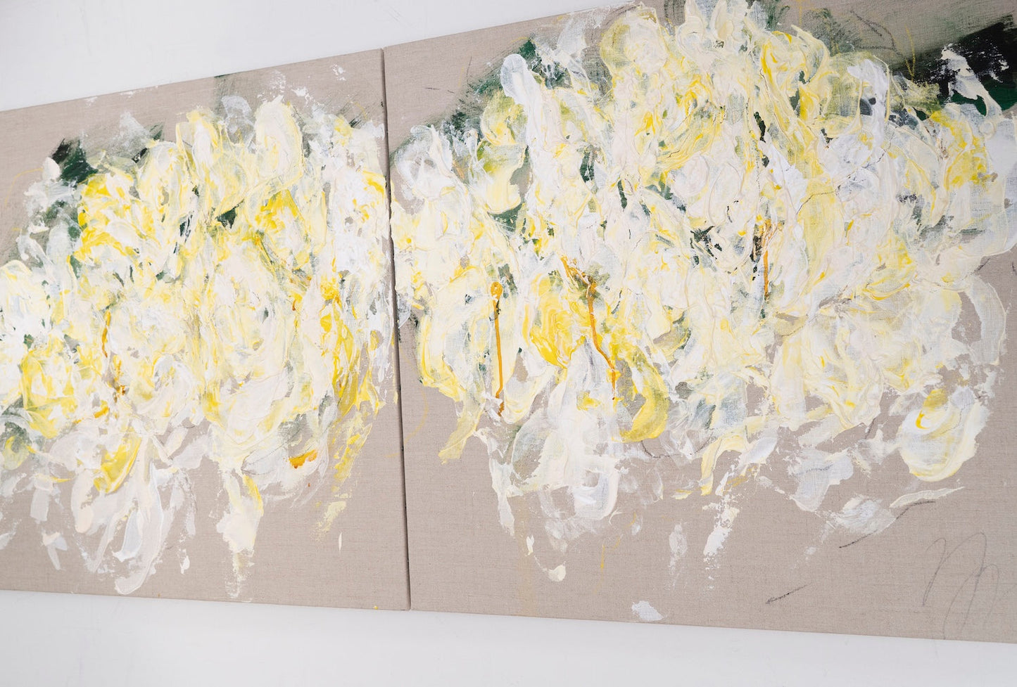Flowers contemporary painting art