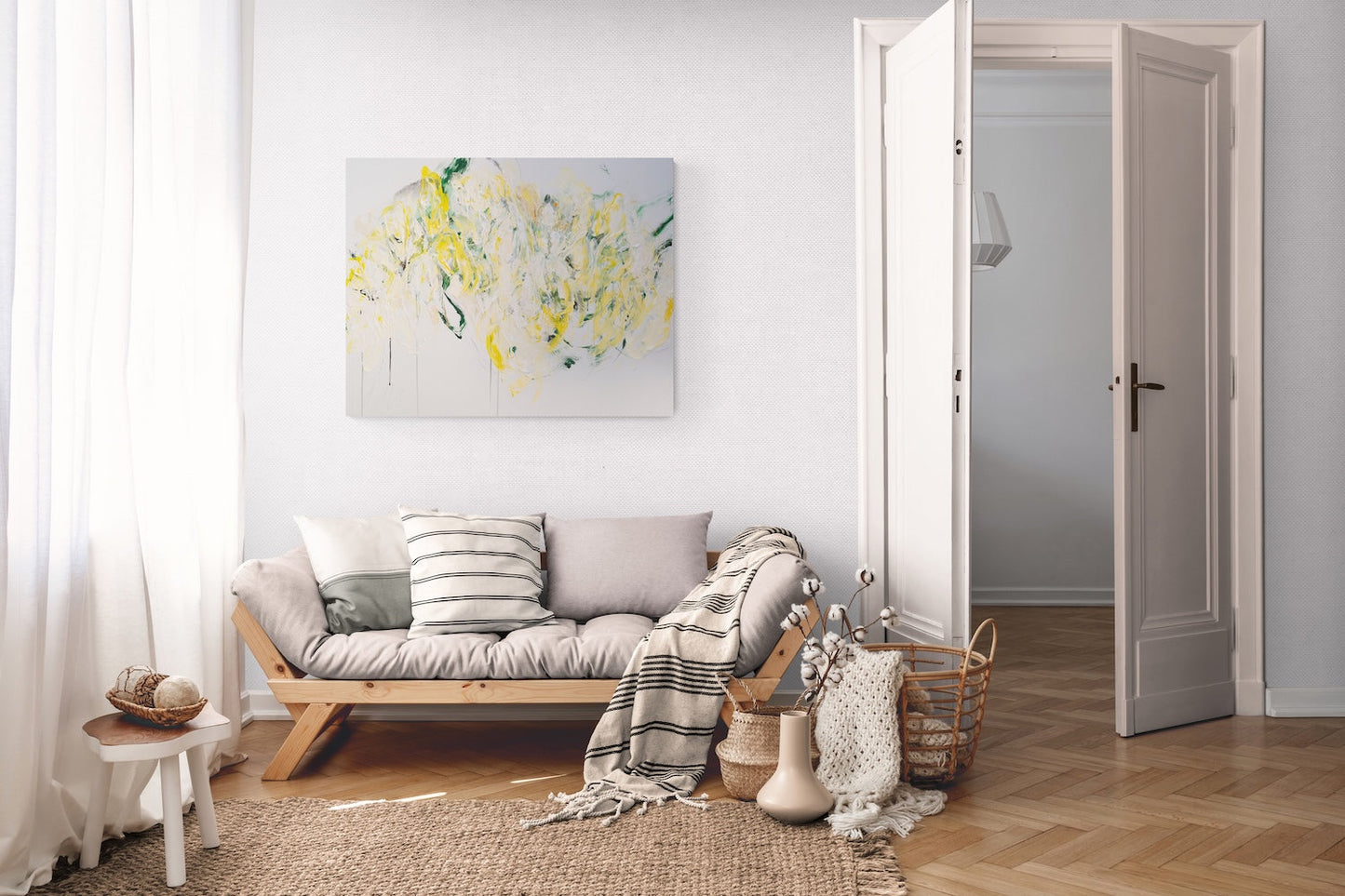 Flowers contemporary painting art