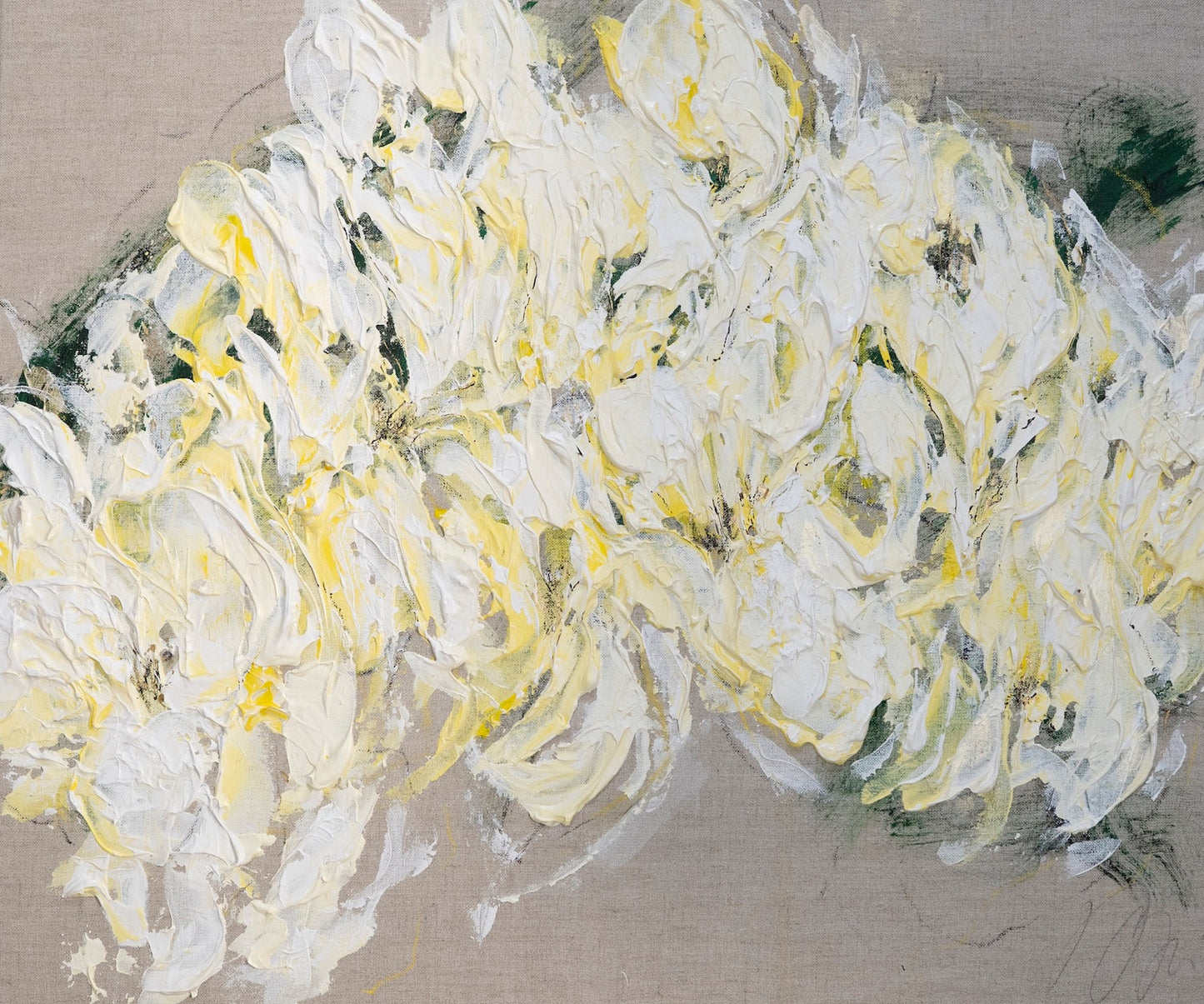 Flowers contemporary painting art