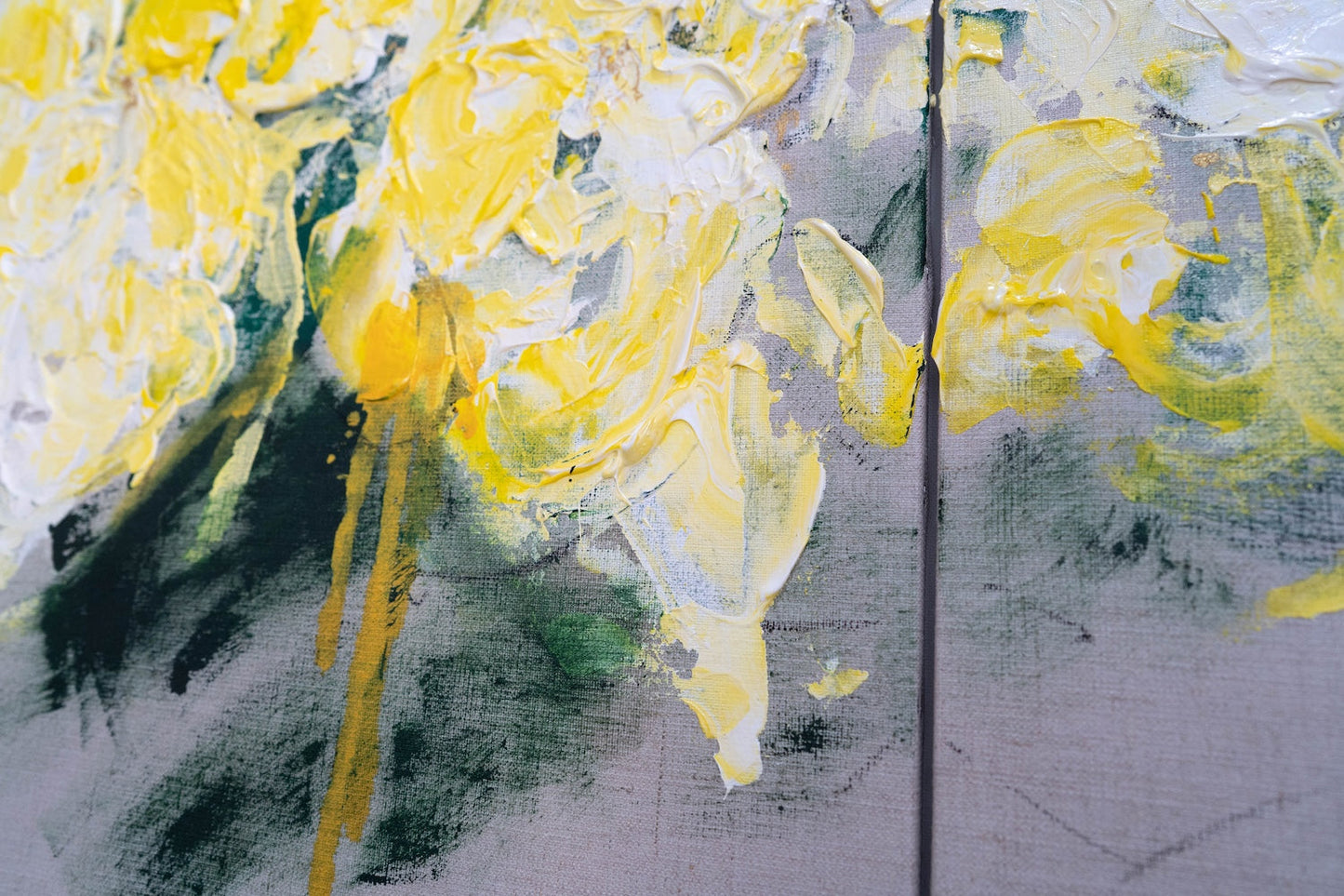 Flowers contemporary painting art