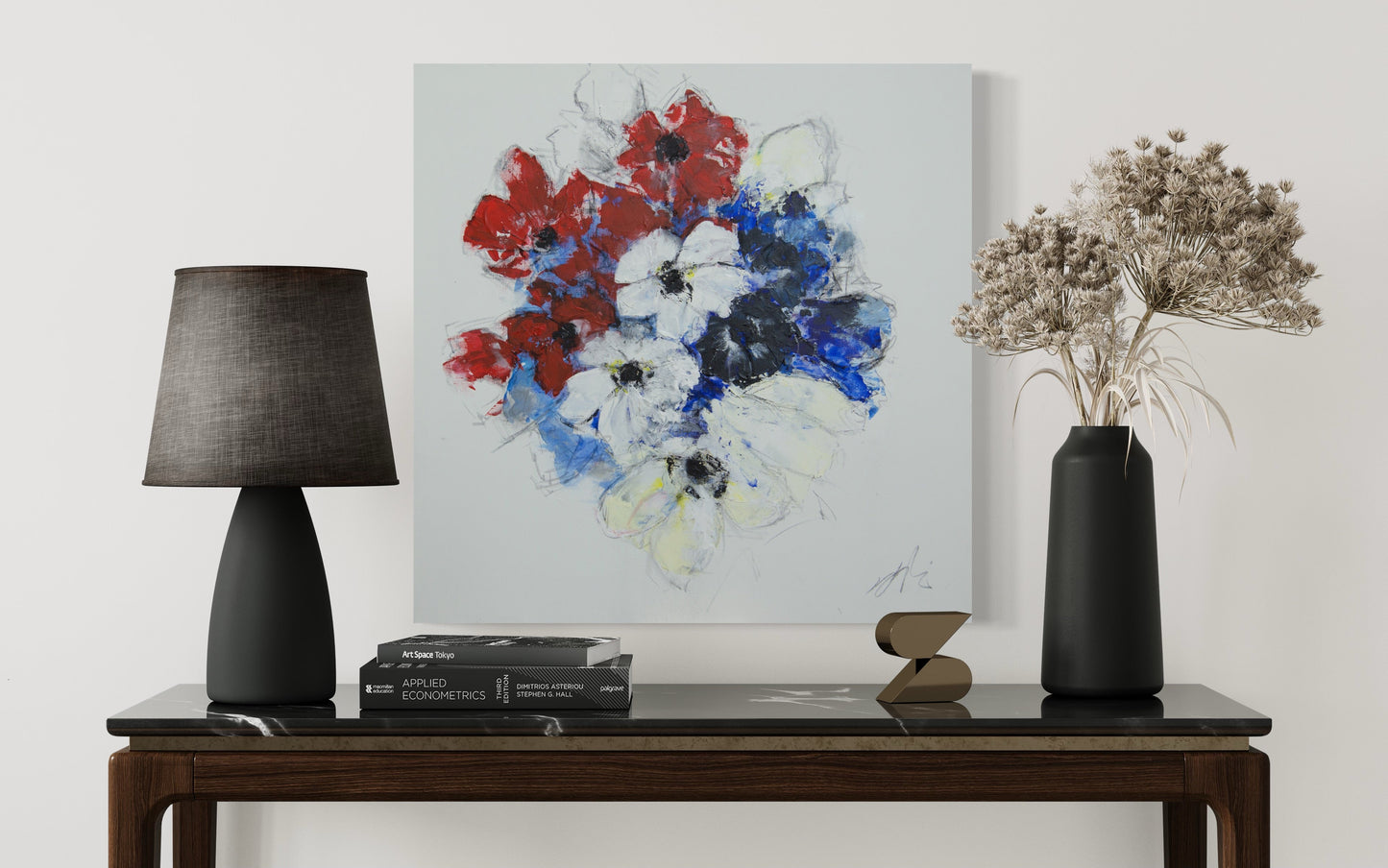 Flowers contemporary painting art