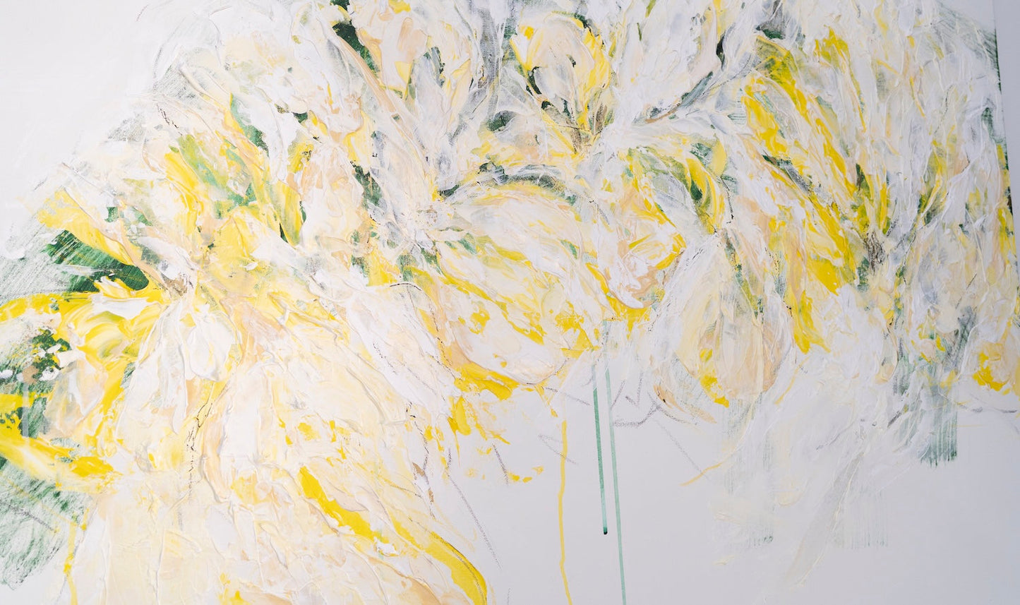 contemporary painting Flowers