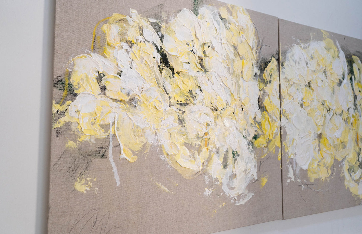Flowers contemporary painting art