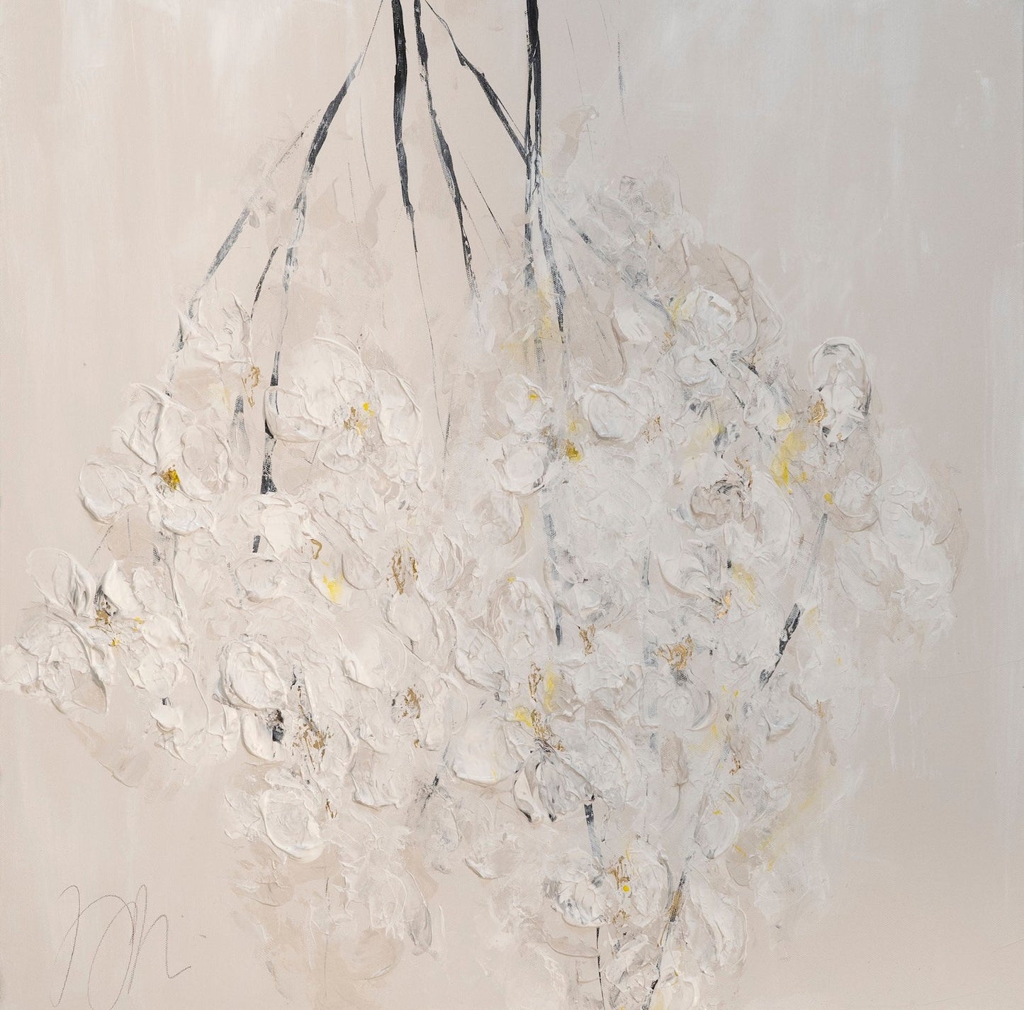 Flowers contemporary painting art