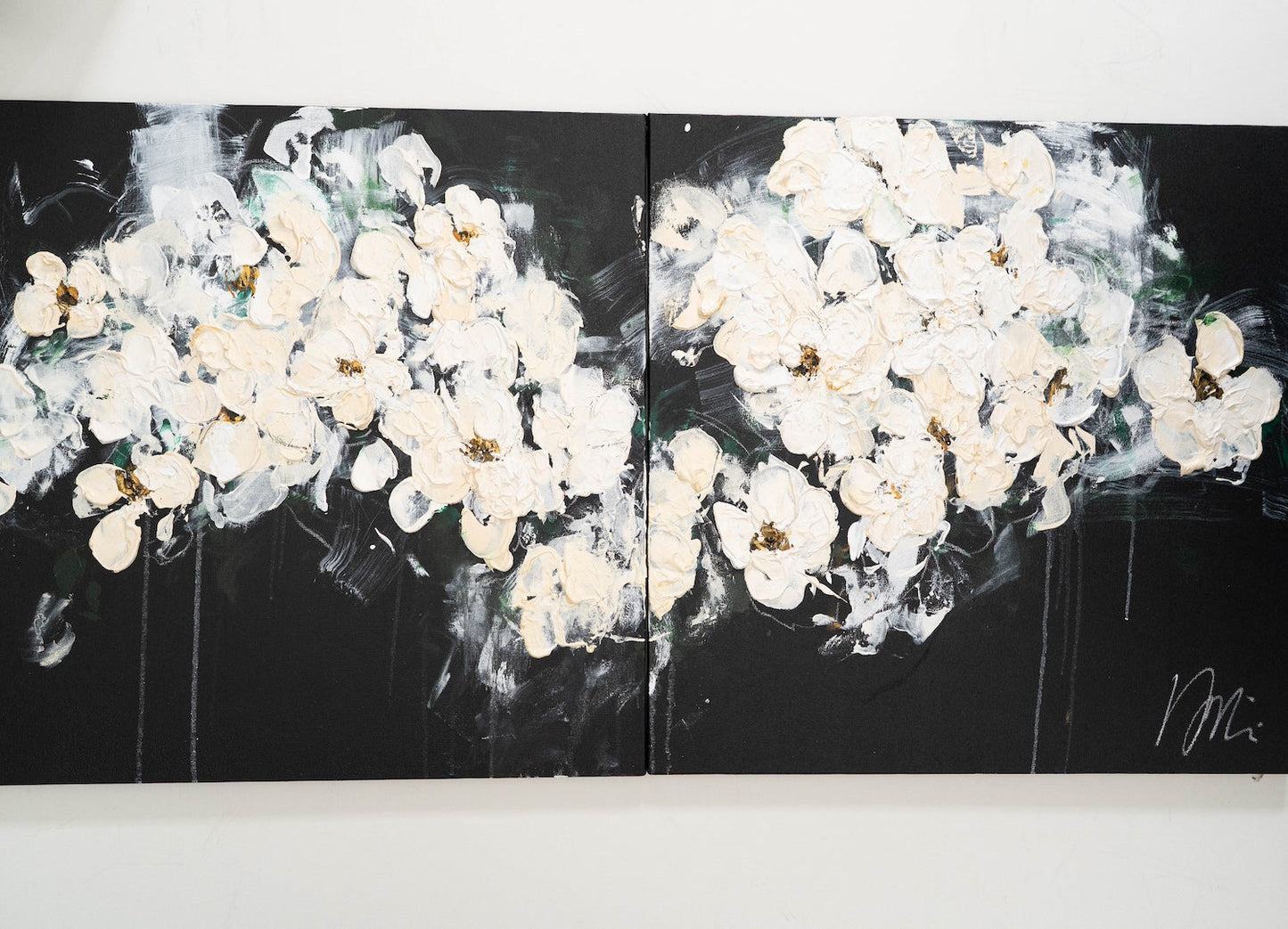 Flowers contemporary painting art