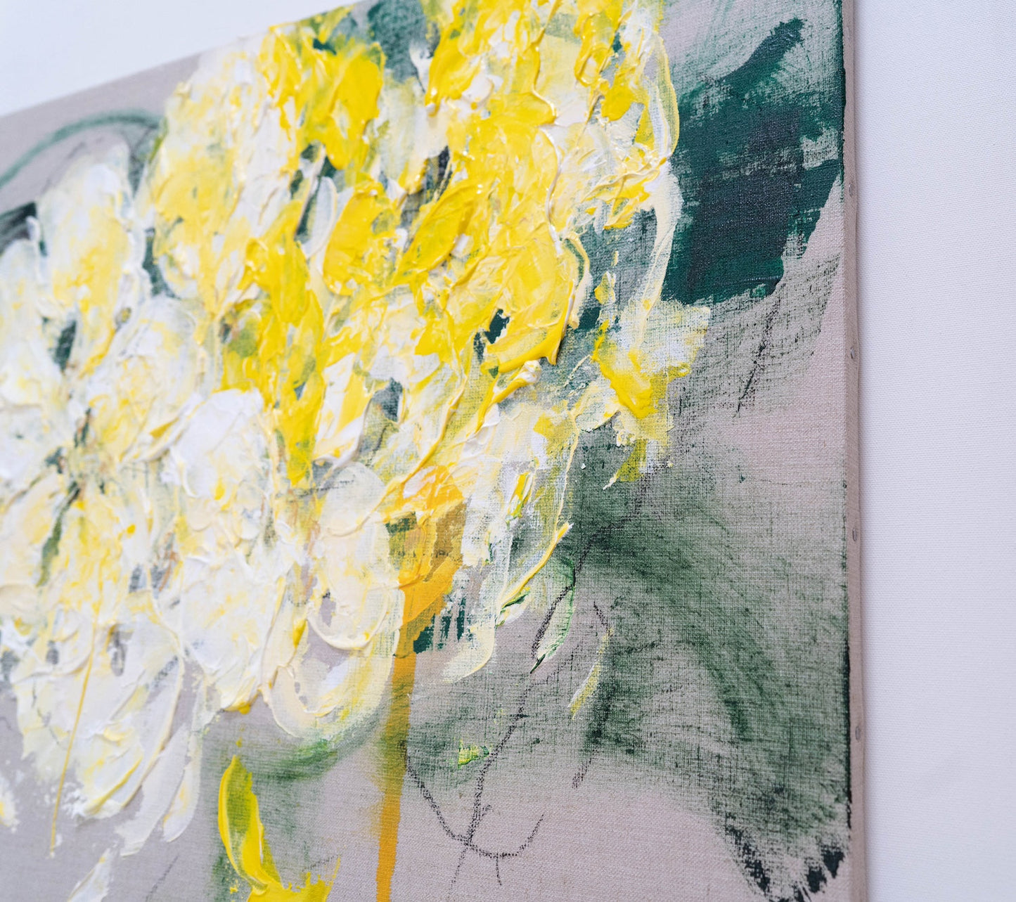 Flowers contemporary painting art