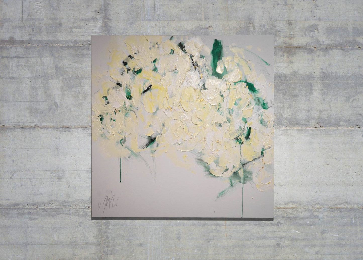 Flowers contemporary painting art