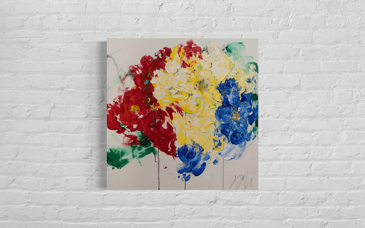 Flowers contemporary painting art