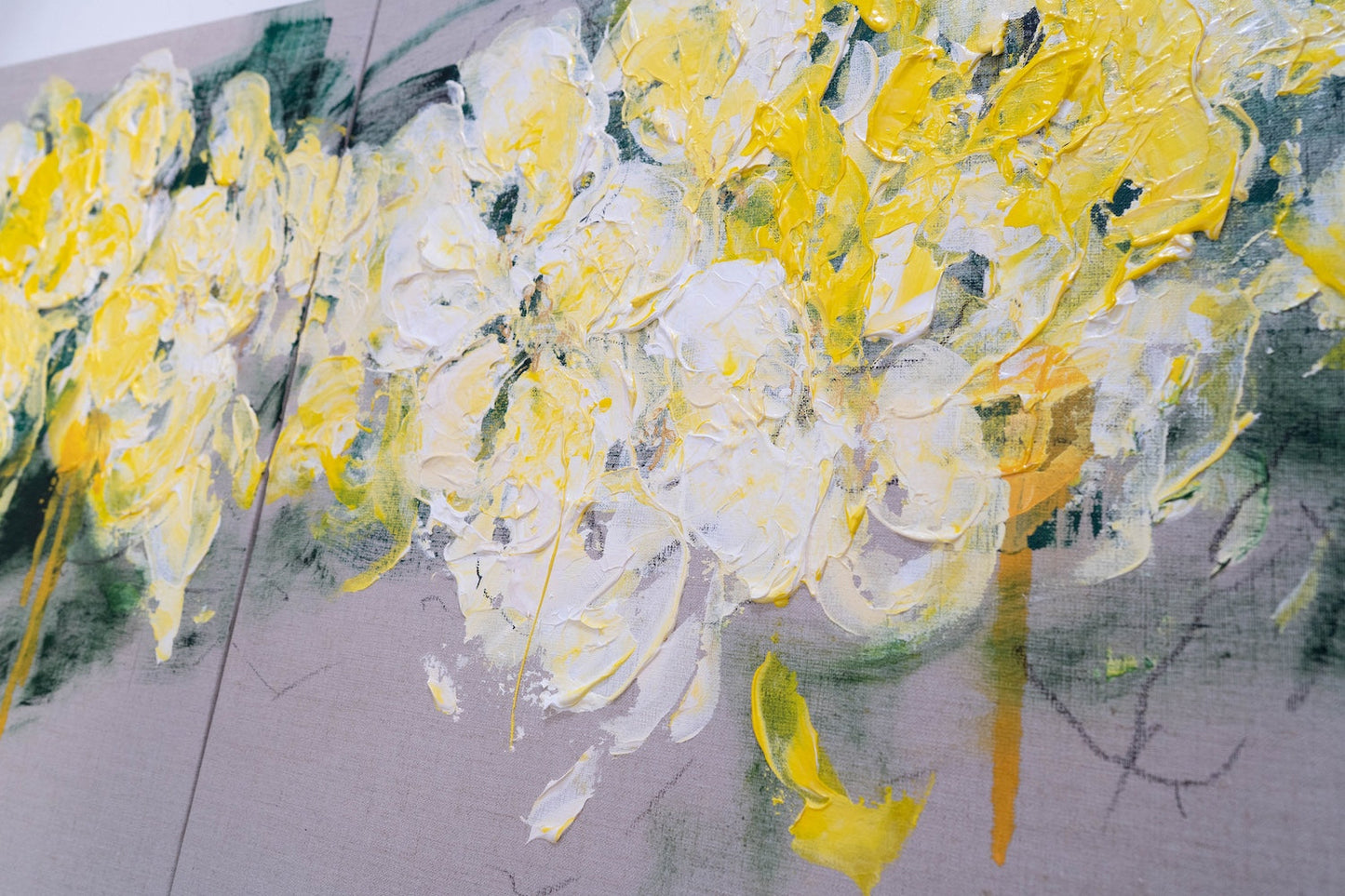 Flowers contemporary painting art