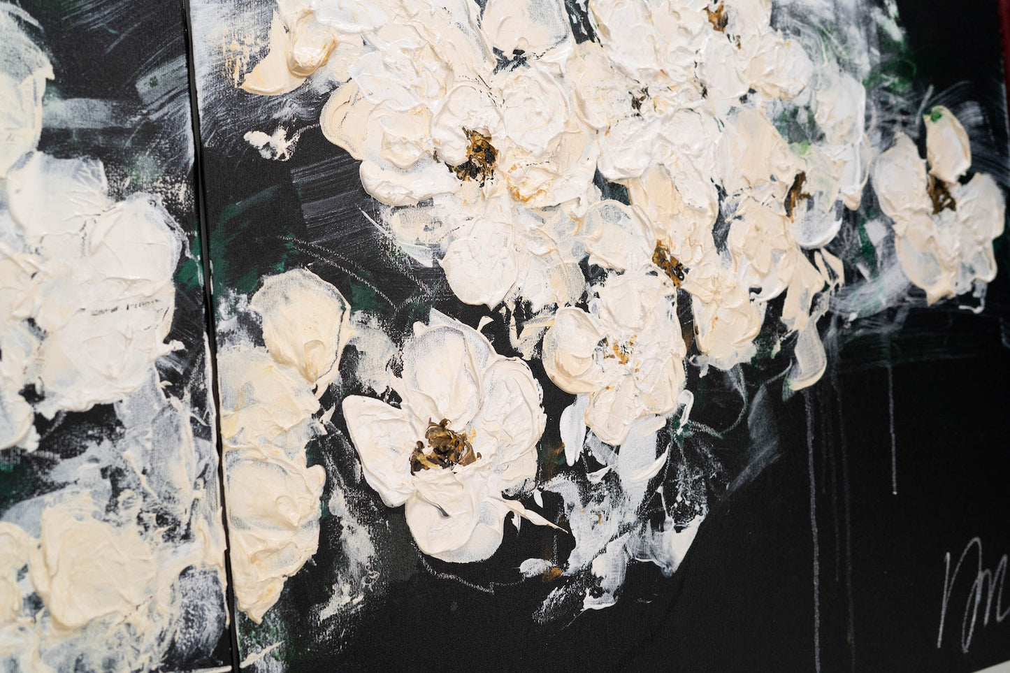 Flowers contemporary painting art
