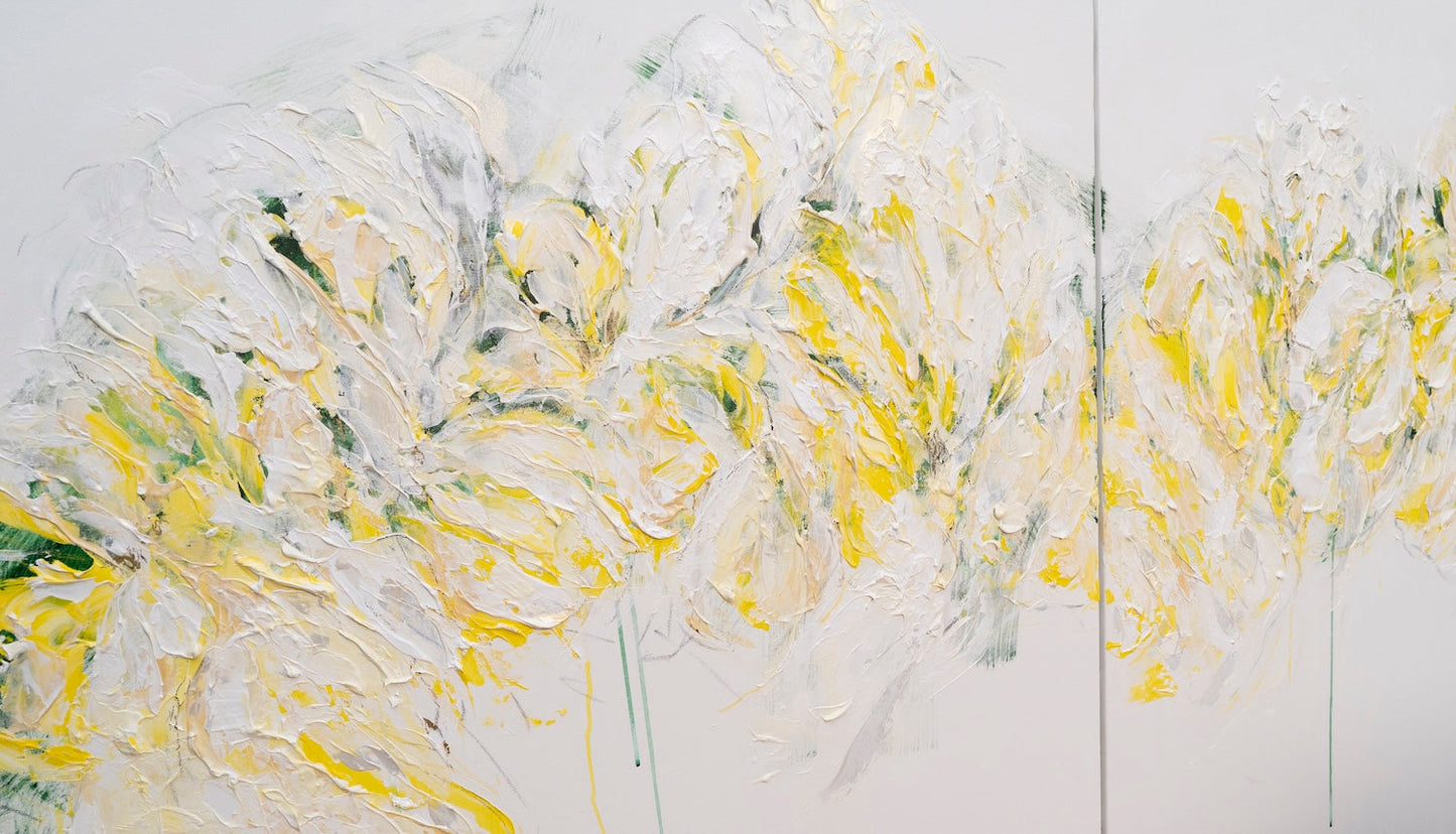 contemporary painting Flowers
