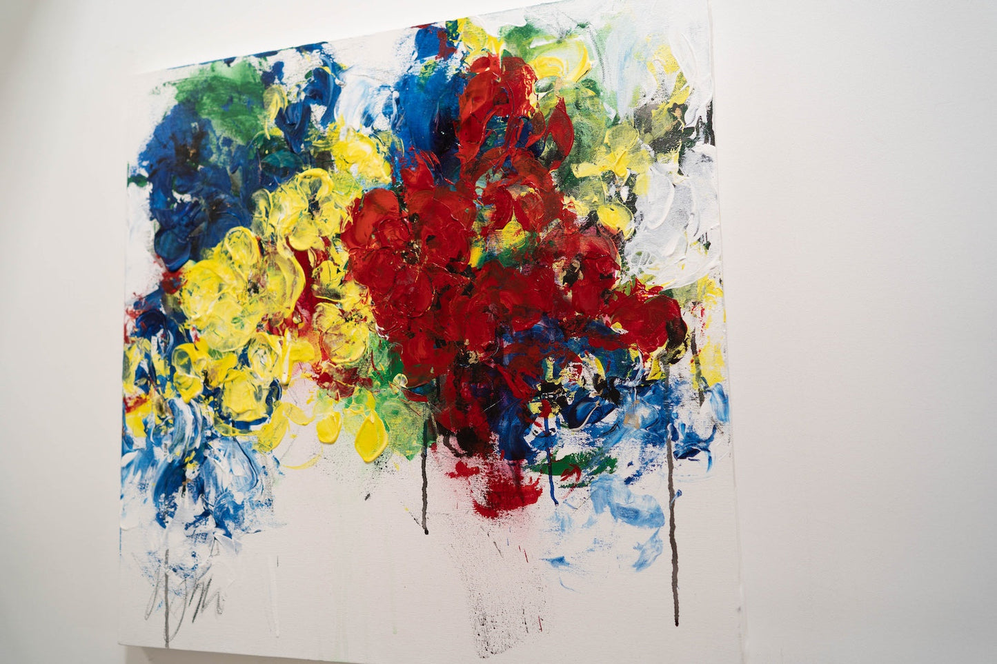 Flowers contemporary painting art