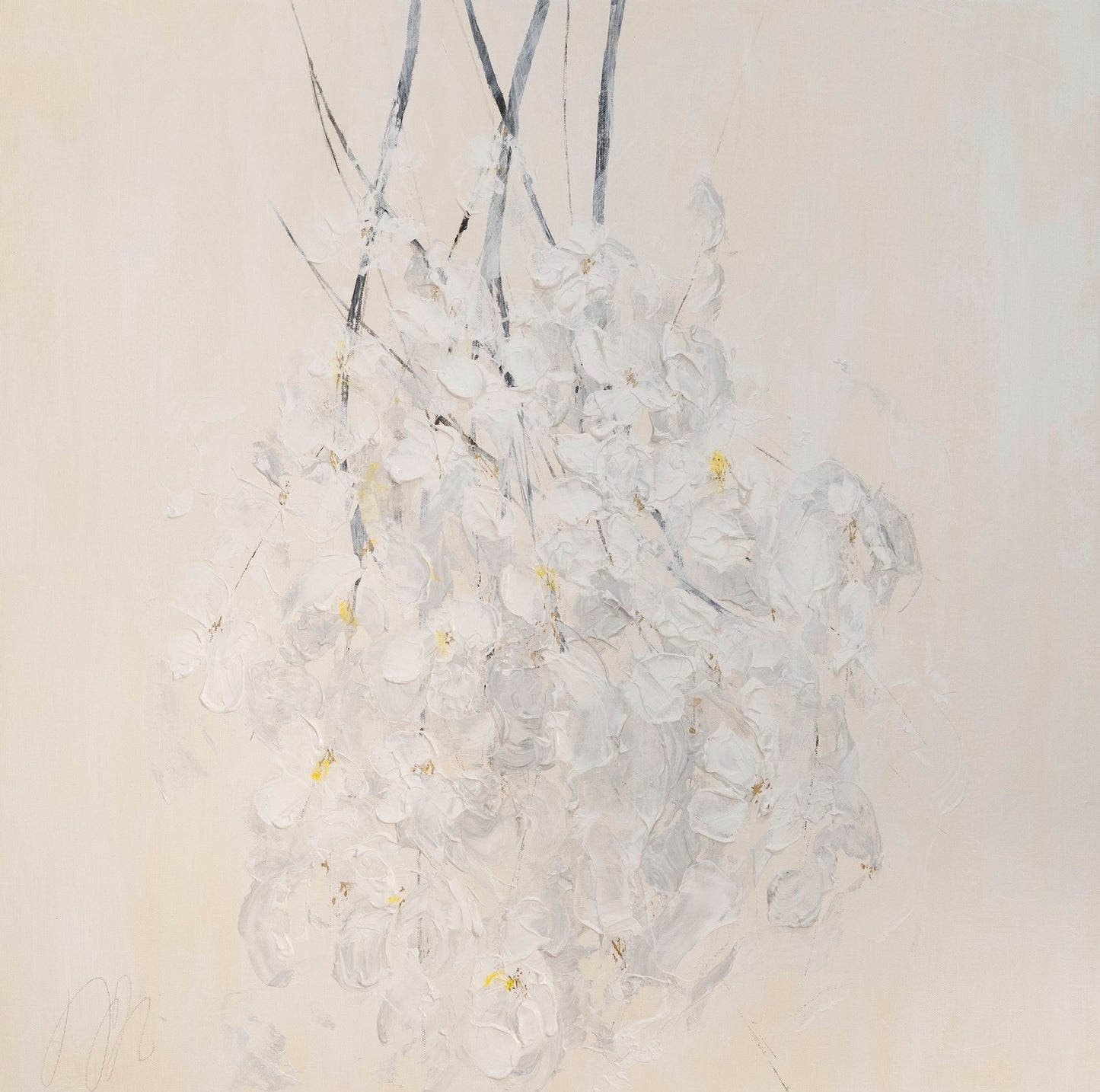 Flowers contemporary painting art