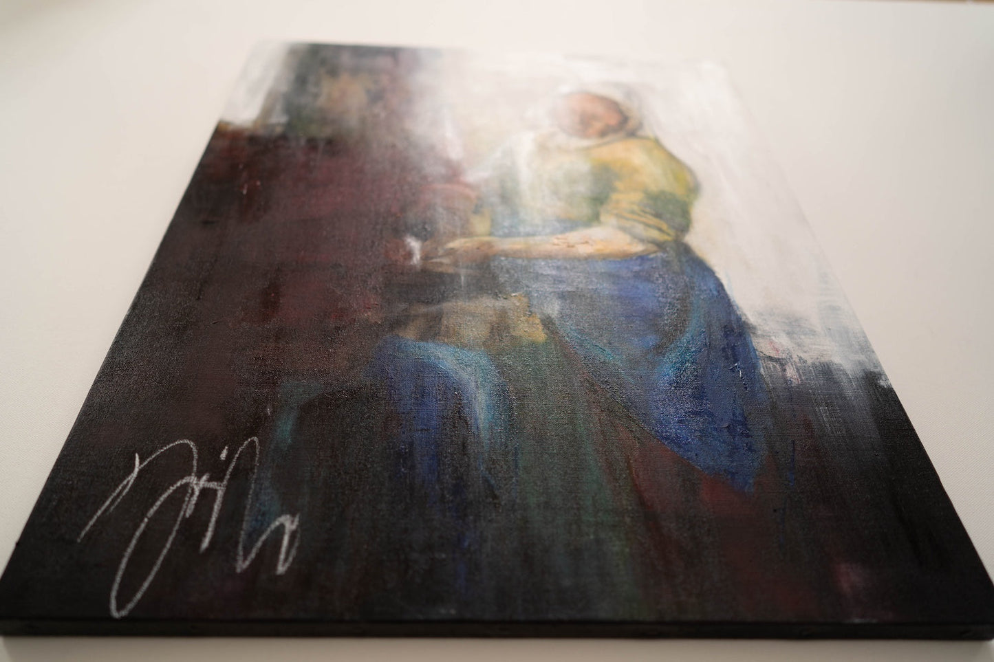 Het melkmeisje contemporary after Essential Vermeer contemporary painting art