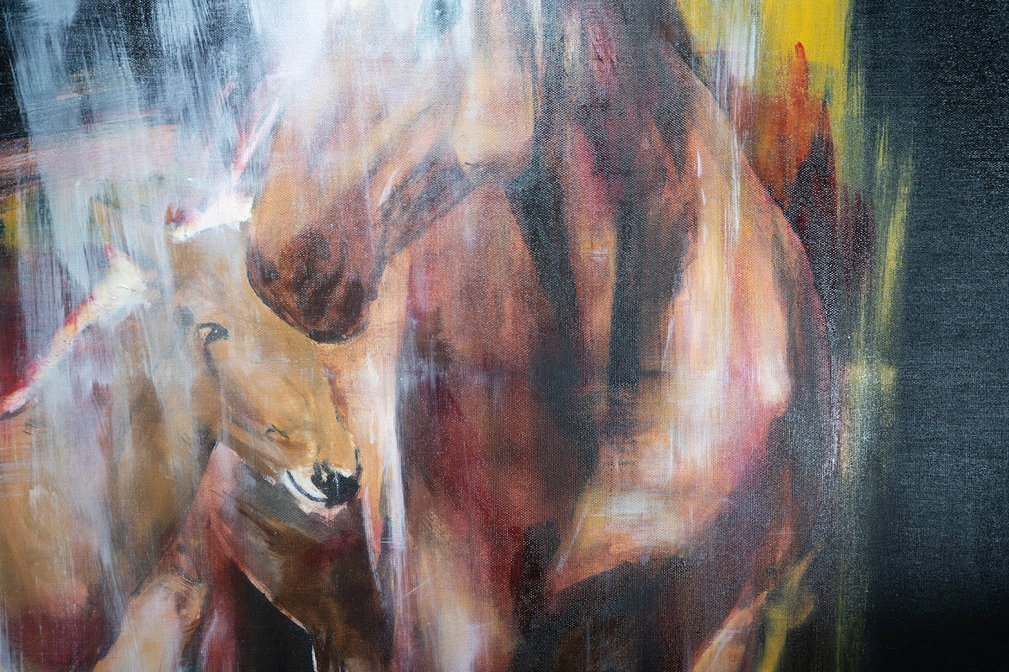 Horse contemporary painting art