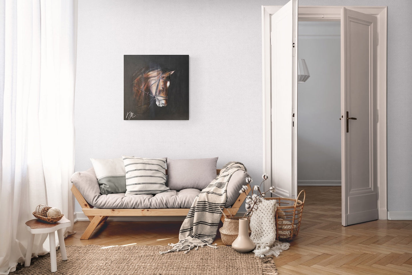 Horse contemporary painting art